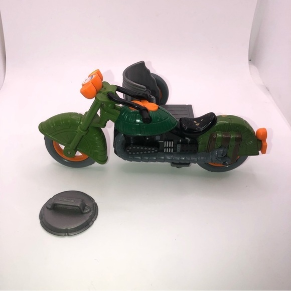 80S TMNT Accessory Set Turtlecycle w Sidecar & Shield 100% Complete Set - Picture 2 of 4